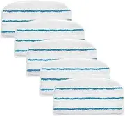 iDopick 5 Pack Replacement Steam Mop Pad Reusable Compatible with Black+Decker Steam Mop FSM1610/1630 Fiber Cotton Mop Pads
