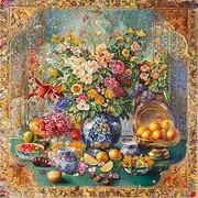 Chalzidar Jigsaw Puzzles for Adults 1024 Pieces, Interlock Perfectly Letter on Back No Dust, Home Decor Birthday Gift Toy for Men Women Elders Seniors, 1:1 Poster - Retro Story