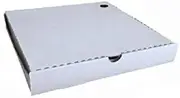 White/Kraft Corrugated Cardboard Pizza Boxes - 230mm - 45mm - 9 inch - Carton(100) - Takeaway, Food Packaging, Restaurant Supplies - Kent Paper