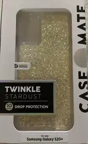Case Mate Twinkle Stardust for Galaxy S20 Plus With Free Charging Cable.