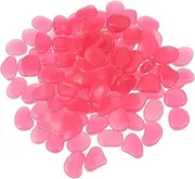 Toddmomy Luminous Pebbles for Fish Tank 100pcs Aquarium Decorations Garden Decor Stone Night Glow Rocks Luminous Garden Pebbles Set