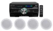 Technical Pro DV4000 4000w Home Theater DVD Receiver+(2) 8" Ceiling Speakers