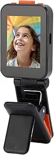 Selfie Monitor Screen with Folding Clamp, 1080P HD Phone Rear Camera with Bluetooth 5.0, for iOS for Androids Smartphones