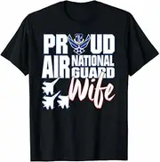 [VidiAmazing] Air National Guard Wife Shirt USA Air Force Military ds2350 T-Shirt