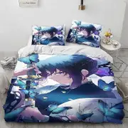 o596 Butterfly-Shinobu -Poster- Duvet Cover 3 Piece Bed Set,Room- Atmosphere Decoration -Anime -peripherals nj596