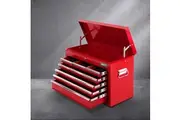 Giantz 9 Drawer Tool Box Cabinet Chest Toolbox Storage Garage Organiser Red