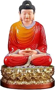 Figure Sculpture Home Lucky Decoration Premium Quality Buddha Idol in Meditation Pose Feng Shui Decor,Attractive & Serene Buddha Statue Perfect for Your Home or Office Feng Shui Statue