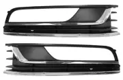 NEW GENUINE VOLKSWAGEN VW PASSAT B7 FRONT CHROME BUMPER GRILLE PAIR SET N/S+O/S (for: Volkswagen)