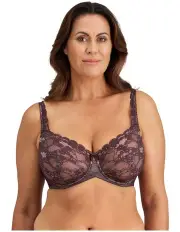 [Fayreform] Vivacious Underwire Bra in Plum Perfect/Latte