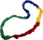 Sport Hoop Elasticity Sports Equipment Kindergarten Stretchy Band Equipment Outdoor Game for Playground Elastic Cooperative Stretchy Band Rally Ring Elastic Cord Tube