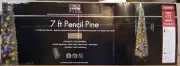 7' Color Switch Plus Pencil Pine Christmas Tree Color Changing LED Lights - NIB!