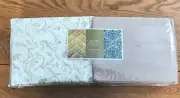 QVC Home Reflections Decor Two Pack Full Sheet Sets - Solid Taupe & Swirl Design