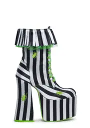 [Dolls Kill X Beetlejuice] Afterlife Bio-Exorcist Platform Boots
