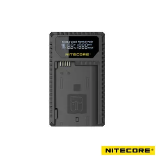 【NITECORE】UNK1 液晶顯示 USB 雙槽充電器 For Nikon EN-EL14/15 公司貨