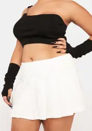 [Current Mood] Plus Angel Stop N' Stare Pleated Mini Skirt