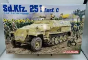 Dragon Sd.Kfz. 251 Ausf. C - 1/35 Scale ‘39 - ‘45 Series 6187 2003 Vintage *Read