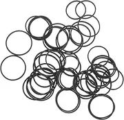 JOINPAYA Tape Recorder Belts for Maintenance 50 Pcs Square Cassette Players Belts Sturdy and Easy to Use
