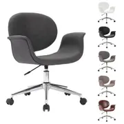 Swivel Office Chair Faux Leather Lounge Seat Desk Chair Multi Colours vidaXL
