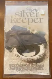 NOS Hagerty Silver Keeper 6" x 6" Zippered Bag Tarnish Preventing Small Bowl Cup