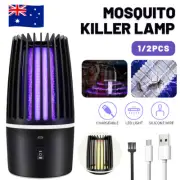 UV Light Mosquito Killer Lamp Electric Rechargeable Zapper Bug Fly Insect Trap