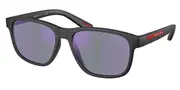 Prada Linea Rossa PS 06YS 1BO10J Men's Sunglasses Black Size 56