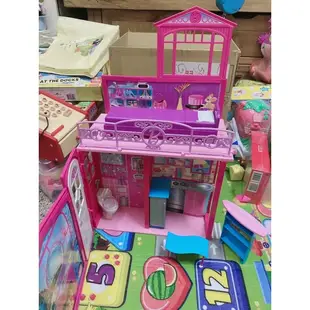 二手✨正版芭比BARBIE 絕版 手提盒 手提娃娃屋 手提收納箱 場景組 甜甜屋 芭比娃娃屋 芭比的家 芭比小屋 度假屋