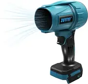 ZUYIYI Mini Jet Dry Blower Turbofan Jet Fan for Makita 18V Battery (NOT Included), Handheld Brushless Air Blower, Cordless Electric Air Duster 240 MPH High Speed Fan for Cleaning, Camping, Outdoor