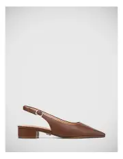 [Wittner] Desiree Leather Slingback in Brown