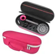Hard Shell Storage Bag For Dyson Hd01 / Hd03 Hair Dryer Rose Red