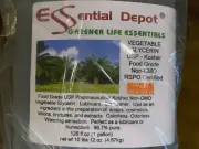 Essential Depot Vegetable Glycerin, USP Kosher, Food Grade, 1 Gallon