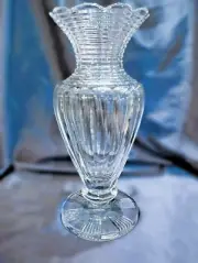 Crystal Bohemia Cut Vase 30 cm
