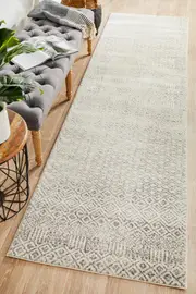 Abode Rug Culture Grey Scandi Runner Rug