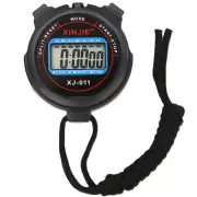 Digital LCD Stopwatch Waterproof Sports Counter Chronograph Timer Odometer Watch