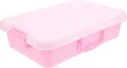 IMIKEYA Sturdy Portable Sandbox Tray Lid Large Storage Box for Boys and Girls Toys Outdoor/indoor