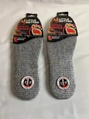 2 Pair Thermal Cushion Insoles Little Hotties Shoe/Boot Unisex Inserts Warm Feet