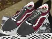 New in Box - Men's 13 - Vans Skate Old Skool - Asphalt Pomegranate