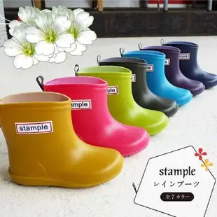 日本製 stample兒童雨鞋-藍色 13cm