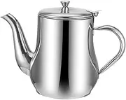 Generic Stainless Steel Oil Pot with Filter Grease Container for Efficient Oil Storage Precise Pouring Quick Filtration for Home Cooking Frying