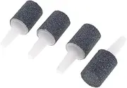 uxcell 4 Pcs Gray 11mm x 16mm Cylinder Mini Bubble Air Stone for Aquarium
