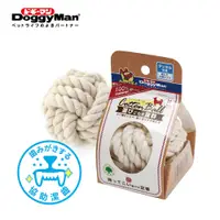 在飛比找PChome24h購物優惠-DoggyMan 犬用自然素材棉質潔牙遊戲球-S