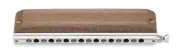 SUZUKI S-64CW Chromatic Harmonica Sirius Series Wooden Cover Model w/ Case