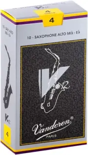 V12 Alto Saxophone Reed Box of 10, Strength 4.0