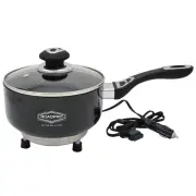 RPSP225NS 12-Volt Portable Saucepan with Non-Stick Surface,Black