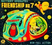 Spaceship Friendship #7 Toy Picture on Fridge Magnet 2.5" x 3.5"