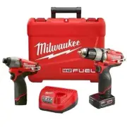 2594-22 Milwaukee M12 Cordless 1/2" Drill Driver Combo