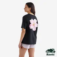 在飛比找momo購物網優惠-【Roots】Roots 女裝- FLORAL寬版短袖T恤(