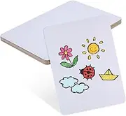 Generic 6pcs Double Sided Dry Erase Boards Whiteboards for Students Home School Portable Writing Surface for Drawing Note Taking Effortless Cleanup