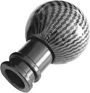 iplusmile Carbon Fiber Speed Gear Shift Knob Manual Gear Lever Head for Cars Durable Stylish Design Fit for Manual and Automatic Vehicles