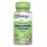 Fenugreek & Thyme 950 mg 100 Caps By Solaray