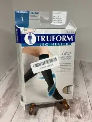 Truform Medical 15-20 mmHg Compression Thigh High Socks Beige Medium